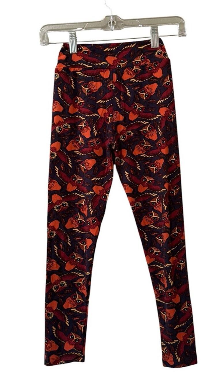 LulaRoe Youth Size Tween Owls Nature Bird Outdoor Leggings Stretch Soft Teacher